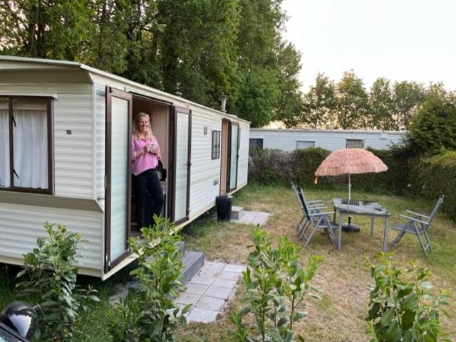Stacaravan Huren In Het Hart Van Bosrijk Drenthe Op Recreatiepark De Tien Heugten Schoonloo ภายนอก รูปภาพ